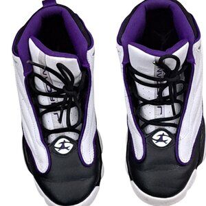 Nike Air Jordan Pro Strong (PS) Shoes Kid’s SZ 3Y  White Black Purple DC7909-150
